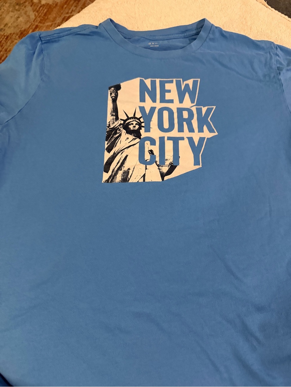 GAP Blue New York City Graphic Short Sleeve Tee